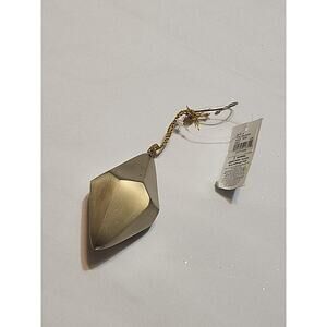 Luxe Gold Shaped Scott Living Christmas Ornament - Hook & Sinker NWT